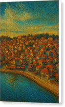 Load image into Gallery viewer, Coastal Town at Sunset Ohrid - Canvas Print