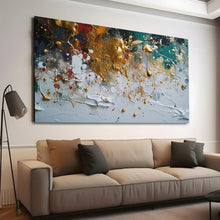 Load image into Gallery viewer, Stretched canvas wall art print – Canvas Wall Art Painting Flowers FlowA075 – Small – 30x20 in (75x50 cm) – Iloski Art LLC