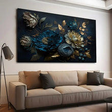 Load image into Gallery viewer, Stretched canvas wall art print – Canvas Wall Art Painting Flowers FlowA084 – Small – 30x20 in (75x50 cm) – Iloski Art LLC