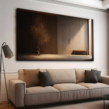 Load image into Gallery viewer, Canvas printed painting, not framed, rolled in tube, subject sandstorm, 3D ilusiion, sandcolors