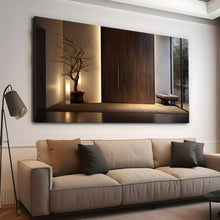 Load image into Gallery viewer, Canvas printed painting, not framed, rolled in tube, subject sandstorm, 3D ilusiion, sandcolors