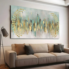 Load image into Gallery viewer, Stretched canvas wall art print – Canvas Wall Art Painting Flowers Flow017 – Small – 30x20 in (75x50 cm) – Iloski Art LLC