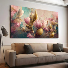 Load image into Gallery viewer, Stretched canvas wall art print – Canvas Wall Art Painting Flowers Flow043 – Small – 30x20 in (75x50 cm) – Iloski Art LLC
