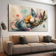 Load image into Gallery viewer, Stretched canvas wall art print – Canvas Wall Art Painting Flowers FlowA004 – Small – 30x20 in (75x50 cm) – Iloski Art LLC