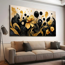 Load image into Gallery viewer, Stretched canvas wall art print – Canvas Wall Art Painting Flowers Flow038 – Small – 30x20 in (75x50 cm) – Iloski Art LLC