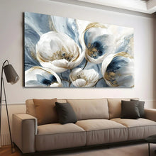 Load image into Gallery viewer, Stretched canvas wall art print – Canvas Wall Art Painting Flowers Flow091 – Small – 30x20 in (75x50 cm) – Iloski Art LLC