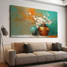 Load image into Gallery viewer, Stretched canvas wall art print – Canvas Wall Art Painting Flowers Flow063 – Small – 30x20 in (75x50 cm) – Iloski Art LLC