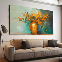 Load image into Gallery viewer, Stretched canvas wall art print – Canvas Wall Art Painting Flowers Flow076 – Small – 30x20 in (75x50 cm) – Iloski Art LLC