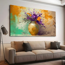 Load image into Gallery viewer, Stretched canvas wall art print – Canvas Wall Art Painting Flowers Flow045 – Small – 30x20 in (75x50 cm) – Iloski Art LLC