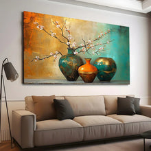 Load image into Gallery viewer, Stretched canvas wall art print – Canvas Wall Art Painting Flowers Flow021 – Small – 30x20 in (75x50 cm) – Iloski Art LLC