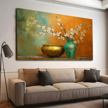 Load image into Gallery viewer, Stretched canvas wall art print – Canvas Wall Art Painting Flowers Flow090 – Small – 30x20 in (75x50 cm) – Iloski Art LLC