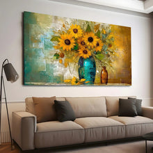 Load image into Gallery viewer, Stretched canvas wall art print – Canvas Wall Art Painting Flowers Flow039 – Small – 30x20 in (75x50 cm) – Iloski Art LLC