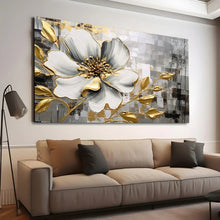 Load image into Gallery viewer, Stretched canvas wall art print – Canvas Wall Art Painting Flowers Flow020 – Small – 30x20 in (75x50 cm) – Iloski Art LLC