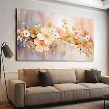 Load image into Gallery viewer, Stretched canvas wall art print – Canvas Wall Art Painting Flowers FlowA091 – Small – 30x20 in (75x50 cm) – Iloski Art LLC