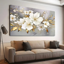 Load image into Gallery viewer, Stretched canvas wall art print – Canvas Wall Art Painting Flowers FlowA088 – Small – 30x20 in (75x50 cm) – Iloski Art LLC