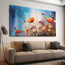 Load image into Gallery viewer, Stretched canvas wall art print – Canvas Wall Art Painting Flowers FlowA029 – Small – 30x20 in (75x50 cm) – Iloski Art LLC