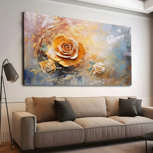 Load image into Gallery viewer, Stretched canvas wall art print – Canvas Wall Art Painting Flowers FlowA019 – Small – 30x20 in (75x50 cm) – Iloski Art LLC