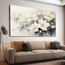 Load image into Gallery viewer, Stretched canvas wall art print – Canvas Wall Art Painting Flowers FlowA051 – Small – 30x20 in (75x50 cm) – Iloski Art LLC