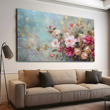 Load image into Gallery viewer, Stretched canvas wall art print – Canvas Wall Art Painting Flowers FlowA015 – Small – 30x20 in (75x50 cm) – Iloski Art LLC