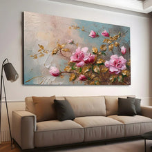 Load image into Gallery viewer, Stretched canvas wall art print – Canvas Wall Art Painting Flowers FlowA026 – Small – 30x20 in (75x50 cm) – Iloski Art LLC