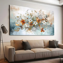 Load image into Gallery viewer, Stretched canvas wall art print – Canvas Wall Art Painting Flowers FlowA034 – Small – 30x20 in (75x50 cm) – Iloski Art LLC