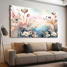 Load image into Gallery viewer, Stretched canvas wall art print – Canvas Wall Art Painting Flowers FlowA032 – Small – 30x20 in (75x50 cm) – Iloski Art LLC