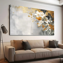 Load image into Gallery viewer, Stretched canvas wall art print – Canvas Wall Art Painting Flowers FlowA038 – Small – 30x20 in (75x50 cm) – Iloski Art LLC