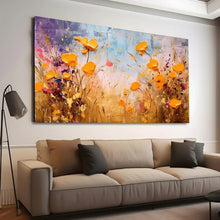 Load image into Gallery viewer, Stretched canvas wall art print – Canvas Wall Art Painting Flowers FlowA017 – Small – 30x20 in (75x50 cm) – Iloski Art LLC