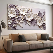Load image into Gallery viewer, Stretched canvas wall art print – Canvas Wall Art Painting Flowers FlowA033 – Small – 30x20 in (75x50 cm) – Iloski Art LLC