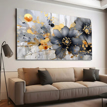 Load image into Gallery viewer, Stretched canvas wall art print – Canvas Wall Art Painting Flowers Flow069 – Small – 30x20 in (75x50 cm) – Iloski Art LLC