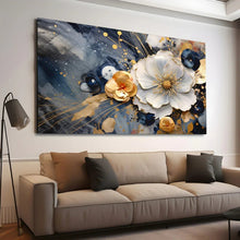 Load image into Gallery viewer, Stretched canvas wall art print – Canvas Wall Art Painting Flowers Flow056 – Small – 30x20 in (75x50 cm) – Iloski Art LLC