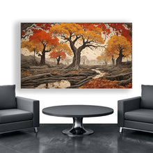 Load image into Gallery viewer, Stretched canvas wall art print – Canvas Wall Art Painting Trees and Branches TB068 – Small – 30x20 in (75x50 cm) – Iloski Art LLC