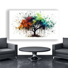 Load image into Gallery viewer, Stretched canvas wall art print – Canvas Wall Art Painting Trees and Branches TB004 – Small – 30x20 in (75x50 cm) – Iloski Art LLC