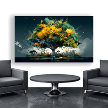 Load image into Gallery viewer, Stretched canvas wall art print – Canvas Wall Art Painting Trees and Branches TB045 – Small – 30x20 in (75x50 cm) – Iloski Art LLC