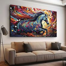Load image into Gallery viewer, Stretched canvas wall art print – Canvas Wall Art Painting Horses HR255 – Small – 30x20 in (75x50 cm) – Iloski Art LLC
