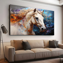 Load image into Gallery viewer, Stretched canvas wall art print – Canvas Wall Art Painting Horses HR156 – Small – 30x20 in (75x50 cm) – Iloski Art LLC