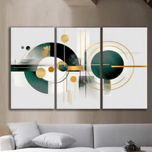 Load image into Gallery viewer, Gallery wrapped canvas wall art print – Modular Art Collection: Contemporary Designs in Pieces MAC023 – Small S (20x30inchx3p - total length 60inch/150cm)