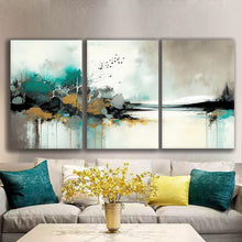 Load image into Gallery viewer, Gallery wrapped canvas wall art print – Modular Art Collection: Contemporary Designs in Pieces MAC088 – Small S (20x30inchx3p - total length 60inch/150cm)