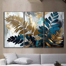 Load image into Gallery viewer, Gallery wrapped canvas wall art print – Modular Art Collection: Contemporary Designs in Pieces MAC027 – Small S (20x30inchx3p - total length 60inch/150cm)