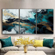 Load image into Gallery viewer, Gallery wrapped canvas wall art print – Modular Art Collection: Contemporary Designs in Pieces MAC113 – Small S (20x30inchx3p - total length 60inch/150cm)