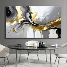 Load image into Gallery viewer, Stretched canvas wall art print – Canvas Wall Art Painting FLUID0003 – Small – 20x30 in (50x75 cm) – Iloski Art LLC