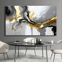Load image into Gallery viewer, Stretched canvas wall art print – Canvas Wall Art Painting FLUID0003 – Small – 30x20 in (75x50 cm) – Iloski Art LLC