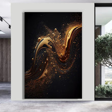 Load image into Gallery viewer, Stretched canvas wall art print – Canvas Wall Art Painting FLUID0070 – Small – 20x30 in (50x75 cm) – Iloski Art LLC