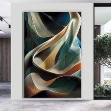 Load image into Gallery viewer, Stretched canvas wall art print – Canvas Wall Art Painting FLUID0072 – Small – 20x30 in (50x75 cm) – Iloski Art LLC