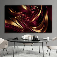 Load image into Gallery viewer, Stretched canvas wall art print – Canvas Wall Art Painting FLUID0027 – Small – 30x20 in (75x50 cm) – Iloski Art LLC