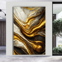 Load image into Gallery viewer, Canvas Wall Art Painting FLUID0079 - Iloski Art LLC