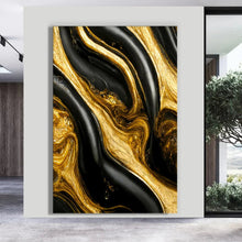 Load image into Gallery viewer, Stretched canvas wall art print – Canvas Wall Art Painting FLUID0073 – Small – 20x30 in (50x75 cm) – Iloski Art LLC