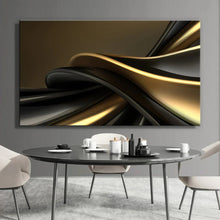 Load image into Gallery viewer, Stretched canvas wall art print – Canvas Wall Art Painting FLUID0006 – Small – 30x20 in (75x50 cm) – Iloski Art LLC
