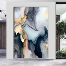 Load image into Gallery viewer, Stretched canvas wall art print – Canvas Wall Art Painting FLUID0076 – Small – 20x30 in (50x75 cm) – Iloski Art LLC