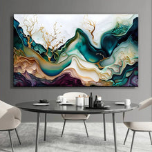 Load image into Gallery viewer, Stretched canvas wall art print – Canvas Wall Art Painting FLUID0038 – Small – 30x20 in (75x50 cm) – Iloski Art LLC